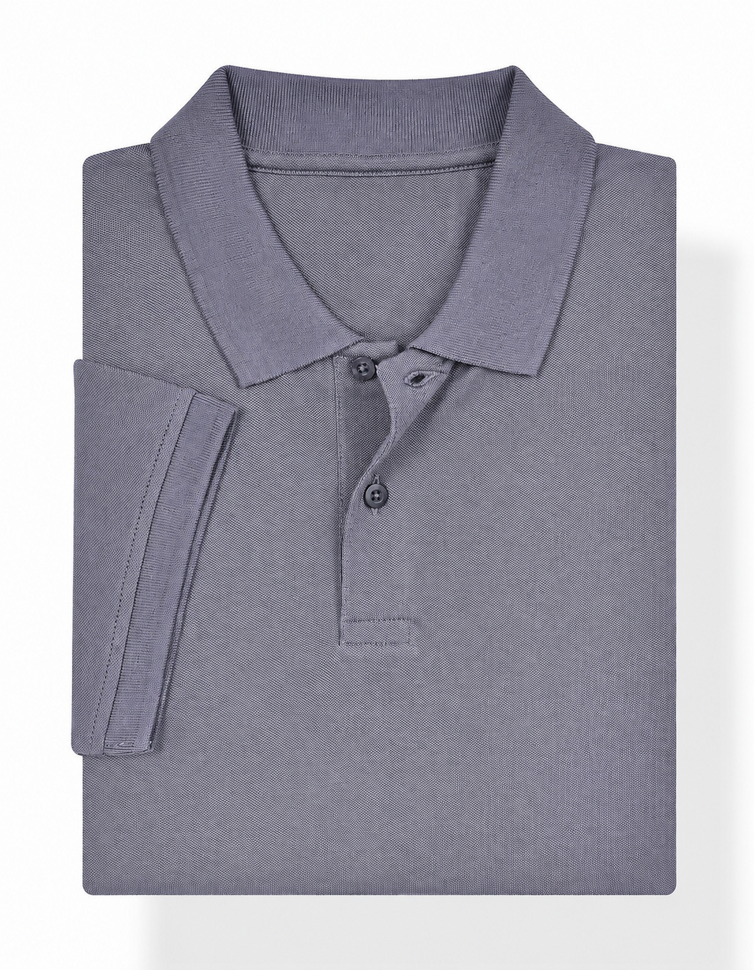Men’s Premium Cotton Piqué Polo Shirt – Grey