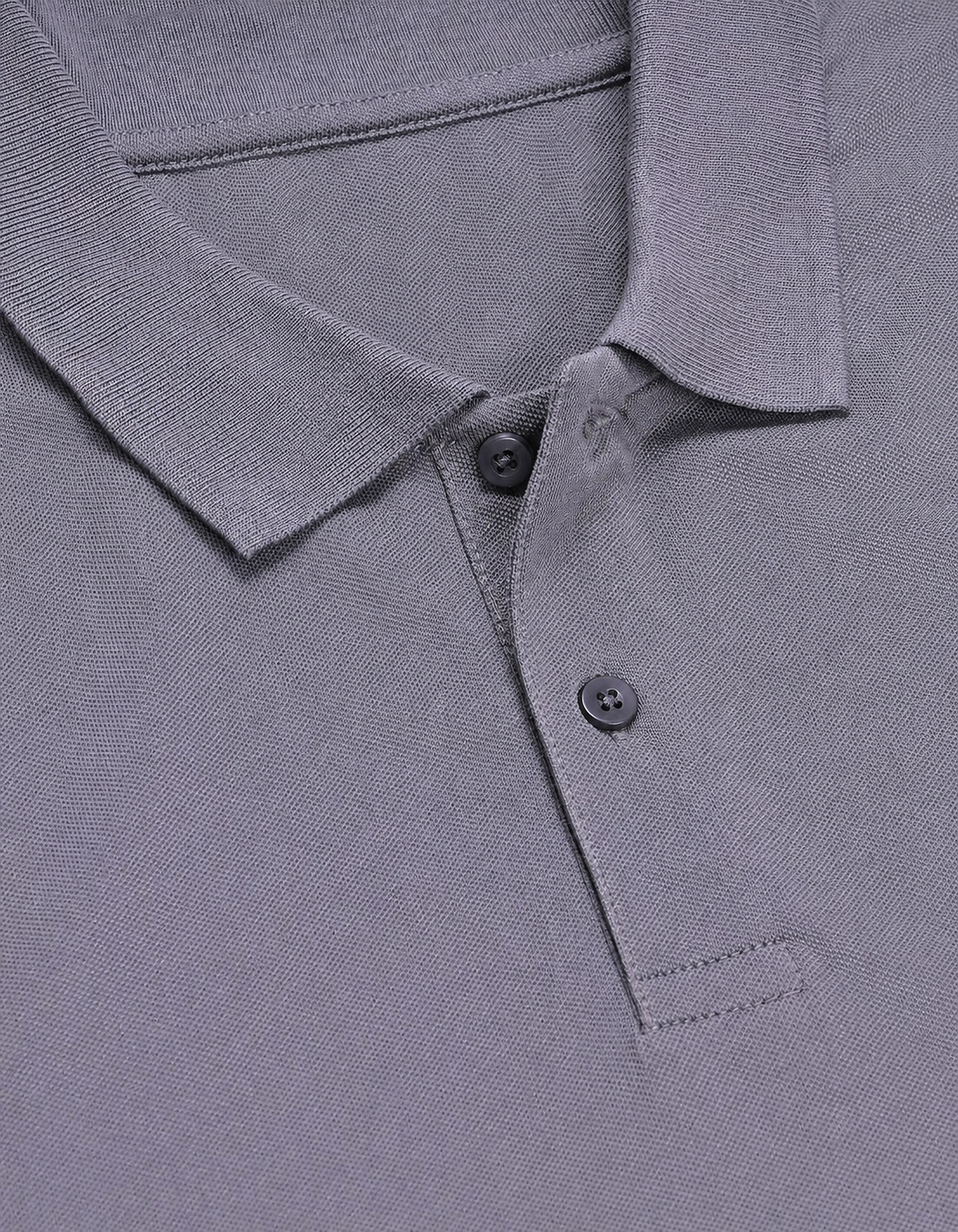 Men’s Premium Cotton Piqué Polo Shirt – Grey