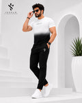 Men’s Gradient Black & White T-Shirt